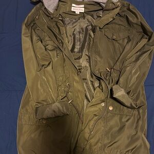 Merona Dark Green Water-Resistant Jacket